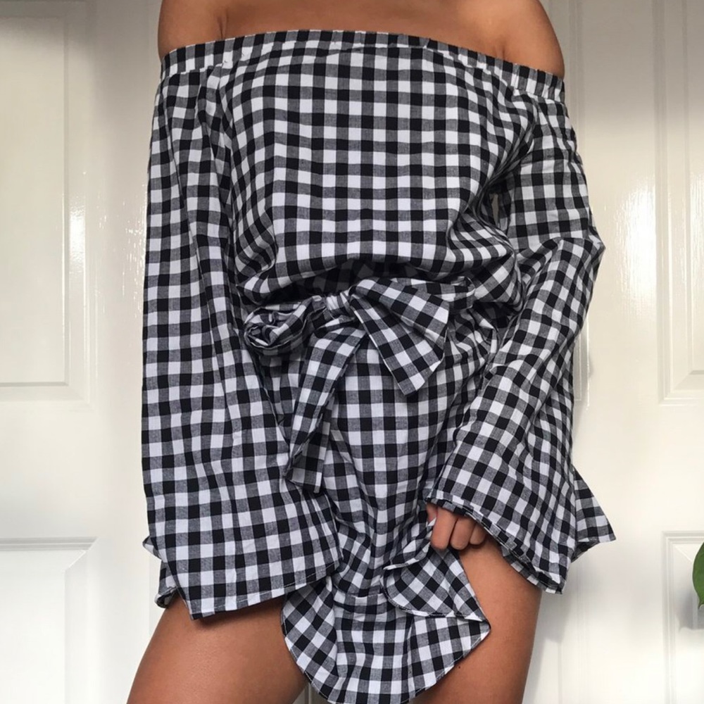 avri gingham dress sabo skirt